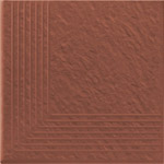 Simple Red stopnica narozna 3-d 30x30