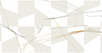 Champagne Mosaic Декор белый 20х50_0