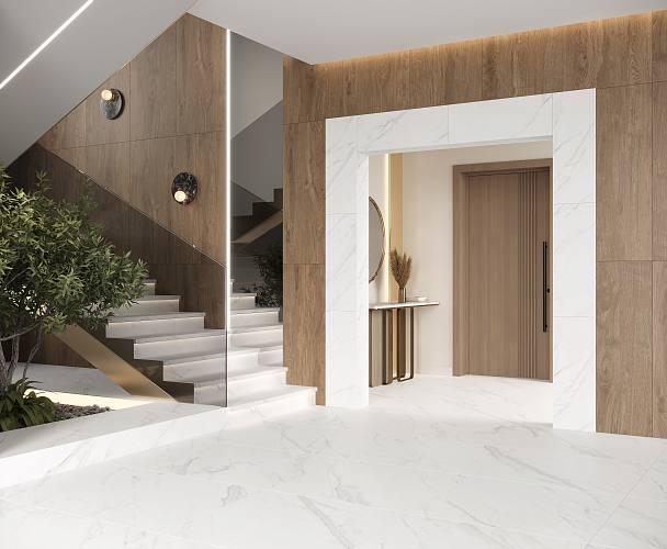 Airy White Керамогранит белый 80х80 лаппатированный