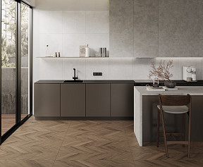 Wood Latina Brown Chevron