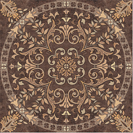 Pompei Панно напольное коричневое (PY6G114) 88x88