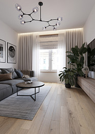 Ламинат AlixFloor Natural Line Дуб натуральный классический 1261х133х12 мм, 33 кл, 4V, (1,342 кв.м.)