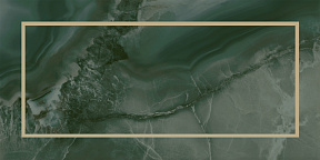 Сеттиньяно Декор зелёный глянцевый OS\C275\19077 9,9x20